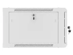 SZAFA INSTALACYJNA RACK WISZĄCA 19" 6U 600X600 SZARA DRZWI METALOWE LANBERG (FLAT PACK)