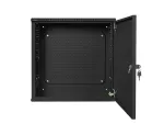 SZAFA INSTALACYJNA RACK WISZĄCA 19" 6U+3U 540X200 NISKOPROFILOWA CZARNA LANBERG (ZŁOŻONA)