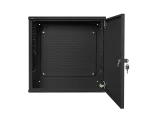 SZAFA INSTALACYJNA RACK WISZĄCA 19" 6U+3U 540X200 NISKOPROFILOWA CZARNA LANBERG (ZŁOŻONA)