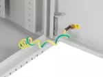 SZAFA INSTALACYJNA RACK WISZĄCA 19" 6U+3U 540X200 NISKOPROFILOWA SZARA LANBERG (ZŁOŻONA)