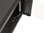 SZAFA INSTALACYJNA RACK WISZĄCA 19" 9U 540X350 CZARNA DRZWI PRZESZKLONE LANBERG (FLAT PACK)
