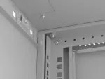 SZAFA INSTALACYJNA RACK WISZĄCA 19" 9U 540X350 SZARA DRZWI PRZESZKLONE LANBERG (FLAT PACK)