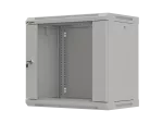 SZAFA INSTALACYJNA RACK WISZĄCA 19" 9U 540X350 SZARA DRZWI PRZESZKLONE LANBERG (FLAT PACK)
