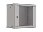 SZAFA INSTALACYJNA RACK WISZĄCA 19" 9U 540X350 SZARA DRZWI PRZESZKLONE LANBERG (FLAT PACK)
