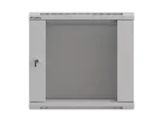 SZAFA INSTALACYJNA RACK WISZĄCA 19" 9U 540X350 SZARA DRZWI PRZESZKLONE LANBERG (FLAT PACK)