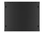 SZAFA INSTALACYJNA RACK WISZĄCA 19" 9U 600X450 CZARNA DRZWI METALOWE LANBERG (FLAT PACK)