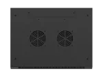 SZAFA INSTALACYJNA RACK WISZĄCA 19" 9U 600X450 CZARNA DRZWI METALOWE LANBERG (FLAT PACK)