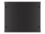 SZAFA INSTALACYJNA RACK WISZĄCA 19" 9U 600X450 CZARNA DRZWI PERFOROWANE LANBERG (FLAT PACK)