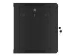 SZAFA INSTALACYJNA RACK WISZĄCA 19" 9U 600X450 CZARNA DRZWI PERFOROWANE LANBERG (FLAT PACK)