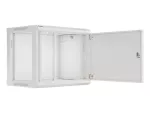 SZAFA INSTALACYJNA RACK WISZĄCA 19" 9U 600X450 SZARA DRZWI METALOWE LANBERG (FLAT PACK)