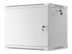 SZAFA INSTALACYJNA RACK WISZĄCA 19" 9U 600X450 SZARA DRZWI METALOWE LANBERG (FLAT PACK)