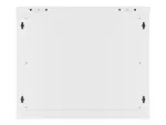 SZAFA INSTALACYJNA RACK WISZĄCA 19" 9U 600X450 SZARA DRZWI METALOWE LANBERG (FLAT PACK)