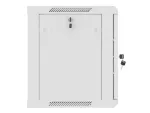 SZAFA INSTALACYJNA RACK WISZĄCA 19" 9U 600X450 SZARA DRZWI METALOWE LANBERG (FLAT PACK)