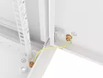 SZAFA INSTALACYJNA RACK WISZĄCA 19" 9U 600X450 SZARA DRZWI METALOWE LANBERG (FLAT PACK)