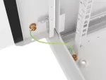 SZAFA INSTALACYJNA RACK WISZĄCA 19" 9U 600X450 SZARA DRZWI METALOWE LANBERG (FLAT PACK)