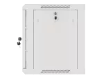 SZAFA INSTALACYJNA RACK WISZĄCA 19" 9U 600X450 SZARA DRZWI METALOWE LANBERG (FLAT PACK)