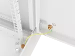 SZAFA INSTALACYJNA RACK WISZĄCA 19" 9U 600X450 SZARA DRZWI METALOWE LANBERG (FLAT PACK)