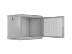 SZAFA INSTALACYJNA RACK WISZĄCA 19" 9U 600X450 SZARA DRZWI PERFOROWANE LANBERG (FLAT PACK)