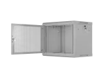 SZAFA INSTALACYJNA RACK WISZĄCA 19" 9U 600X450 SZARA DRZWI PERFOROWANE LANBERG (FLAT PACK)
