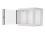 SZAFA INSTALACYJNA RACK WISZĄCA 19" 9U 600X450 SZARA LANBERG (FLAT PACK) V2