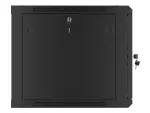 SZAFA INSTALACYJNA RACK WISZĄCA 19" 9U 600X600 CZARNA LANBERG (FLAT PACK) V2