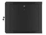 SZAFA INSTALACYJNA RACK WISZĄCA 19" 9U 600X600 CZARNA LANBERG (FLAT PACK) V2