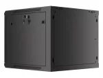SZAFA INSTALACYJNA RACK WISZĄCA 19" 9U 600X600 CZARNA LANBERG (FLAT PACK) V2