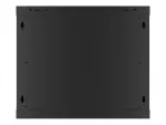 SZAFA INSTALACYJNA RACK WISZĄCA 19" 9U 600X600 CZARNA LANBERG (FLAT PACK) V2