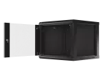 SZAFA INSTALACYJNA RACK WISZĄCA 19" 9U 600X600 CZARNA LANBERG (FLAT PACK) V2