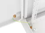 SZAFA INSTALACYJNA RACK WISZĄCA 19" 9U 600X600 SZARA DRZWI METALOWE LANBERG (FLAT PACK)
