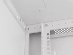SZAFA INSTALACYJNA RACK WISZĄCA 19" 9U 600X600 SZARA DRZWI METALOWE LANBERG (FLAT PACK)