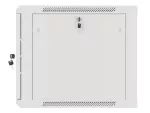 SZAFA INSTALACYJNA RACK WISZĄCA 19" 9U 600X600 SZARA DRZWI METALOWE LANBERG (FLAT PACK)