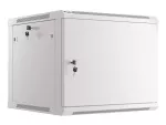 SZAFA INSTALACYJNA RACK WISZĄCA 19" 9U 600X600 SZARA DRZWI METALOWE LANBERG (FLAT PACK)