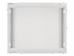 SZAFA INSTALACYJNA RACK WISZĄCA 19" 9U 600X600 SZARA DRZWI METALOWE LANBERG (FLAT PACK)
