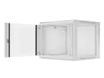 SZAFA INSTALACYJNA RACK WISZĄCA 19" 9U 600X600 SZARA LANBERG (FLAT PACK) V2