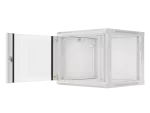 SZAFA INSTALACYJNA RACK WISZĄCA 19" 9U 600X600 SZARA LANBERG (FLAT PACK) V2
