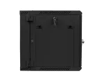 SZAFA INSTALACYJNA RACK WISZĄCA DWUSEKCYJNA 19" 12U 600X600 CZARNA LANBERG (FLAT PACK)
