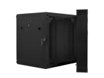 SZAFA INSTALACYJNA RACK WISZĄCA DWUSEKCYJNA 19" 12U 600X600 CZARNA LANBERG (FLAT PACK)