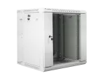 SZAFA INSTALACYJNA RACK WISZĄCA DWUSEKCYJNA 19" 12U 600X600 SZARA LANBERG (FLAT PACK)