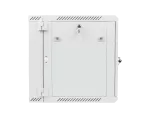 SZAFA INSTALACYJNA RACK WISZĄCA DWUSEKCYJNA 19" 12U 600X600 SZARA LANBERG (FLAT PACK)