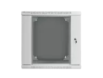 SZAFA INSTALACYJNA RACK WISZĄCA DWUSEKCYJNA 19" 12U 600X600 SZARA LANBERG (FLAT PACK)