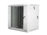 SZAFA INSTALACYJNA RACK WISZĄCA DWUSEKCYJNA 19" 12U 600X600 SZARA LANBERG (FLAT PACK)