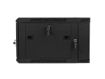 SZAFA INSTALACYJNA RACK WISZĄCA DWUSEKCYJNA 19" 6U 600X600 CZARNA LANBERG (FLAT PACK)