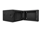 SZAFA INSTALACYJNA RACK WISZĄCA DWUSEKCYJNA 19" 6U 600X600 CZARNA LANBERG (FLAT PACK)