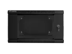 SZAFA INSTALACYJNA RACK WISZĄCA DWUSEKCYJNA 19" 6U 600X600 CZARNA LANBERG (FLAT PACK)
