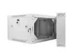 SZAFA INSTALACYJNA RACK WISZĄCA DWUSEKCYJNA 19" 6U 600X600 SZARA LANBERG (FLAT PACK)