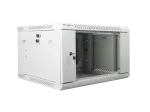 SZAFA INSTALACYJNA RACK WISZĄCA DWUSEKCYJNA 19" 6U 600X600 SZARA LANBERG (FLAT PACK)