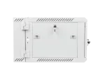 SZAFA INSTALACYJNA RACK WISZĄCA DWUSEKCYJNA 19" 6U 600X600 SZARA LANBERG (FLAT PACK)