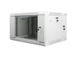 SZAFA INSTALACYJNA RACK WISZĄCA DWUSEKCYJNA 19" 6U 600X600 SZARA LANBERG (FLAT PACK)