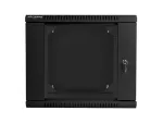 SZAFA INSTALACYJNA RACK WISZĄCA DWUSEKCYJNA 19" 9U 600X600 CZARNA LANBERG (FLAT PACK)